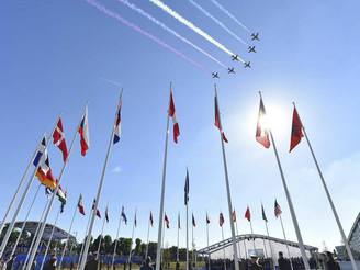 Vlaggenmasten Nato Evere